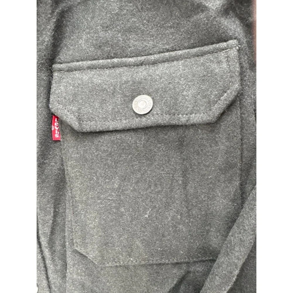 NWT Levi's Strauss Men's‎ Gray Long Sleeve Shirt Jacket L